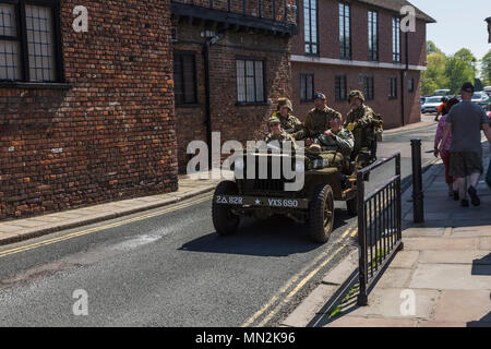 Sandwich Salutes the 40`s on the 5th,6th and 7th of May 2018 Stock Photo